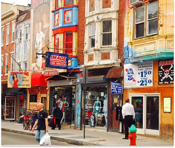 Mummers Parade in South Philadelphia
